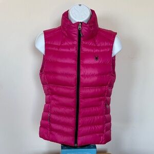 Spyder Women's Fuchsia Goosedown Puffer Vest Size XS